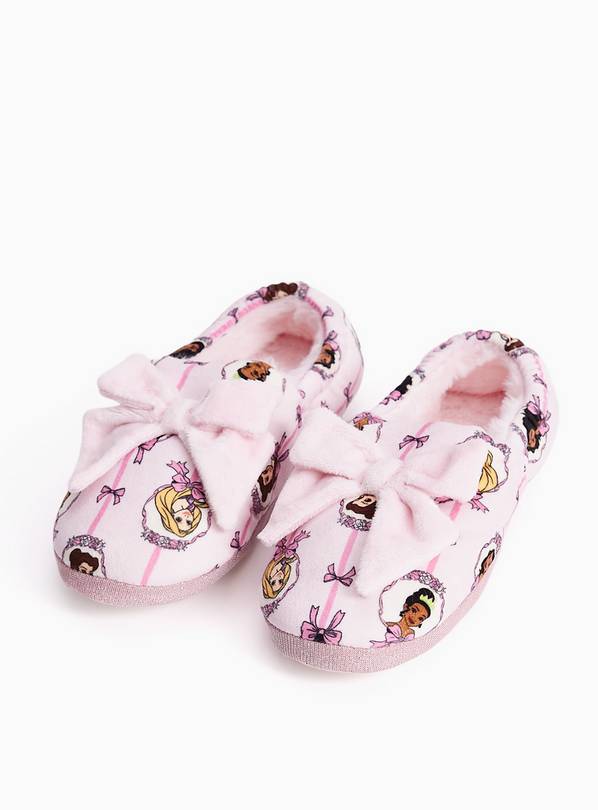 Disney Princess Fur Slippers 10-11 Infant